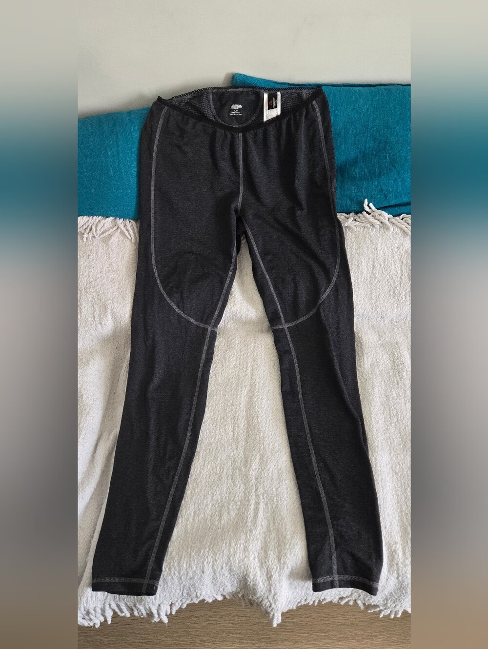 MEC Women’s Polartec Power Dry Base Layer Leggings Grey Size L